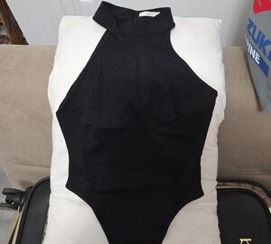 Timing Black Kids Bodysuit